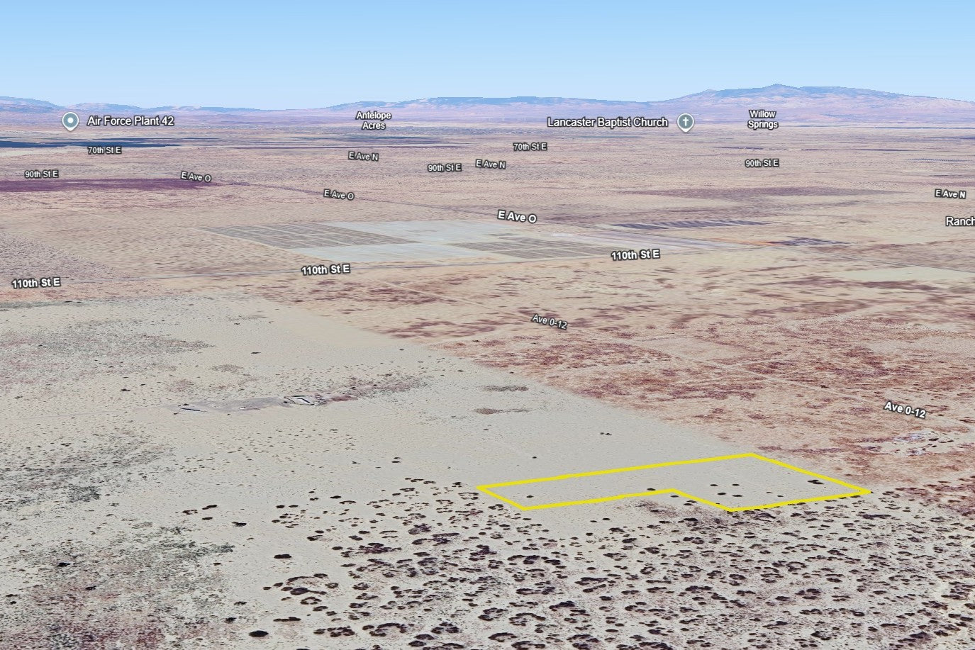 3.75 Acres Palmdale, Los Angeles County, CA (Commercial Lot)