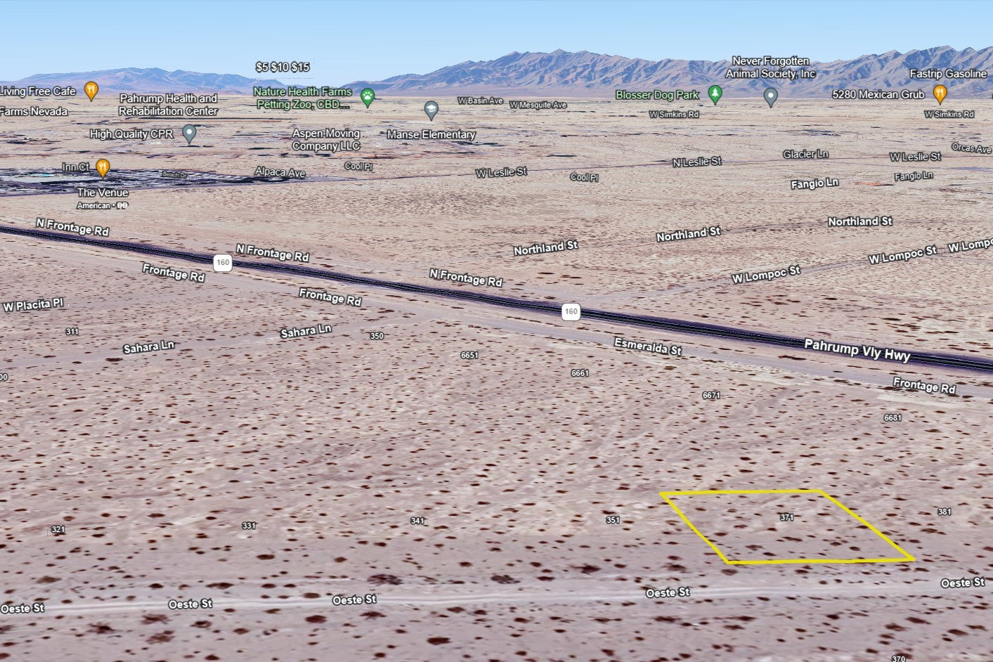 0.2020 Acre Pahrump, Nye County, NV
