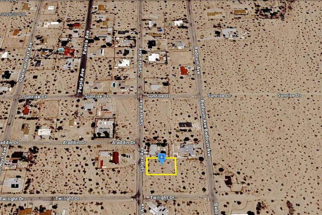 0.31 Acre Twentynine Palms, San Bernardino County, CA (Power, Water, & Paved Road)