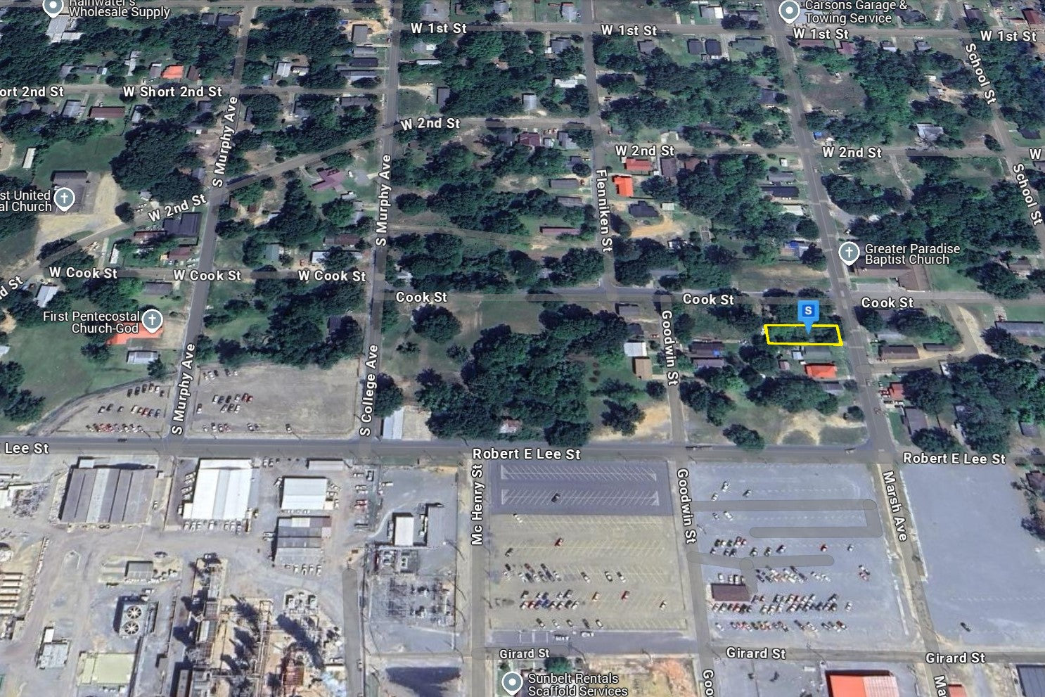 0.16 Acre El Dorado, Union County, AR (Commercial Lot, Power, Water, & Paved Road)