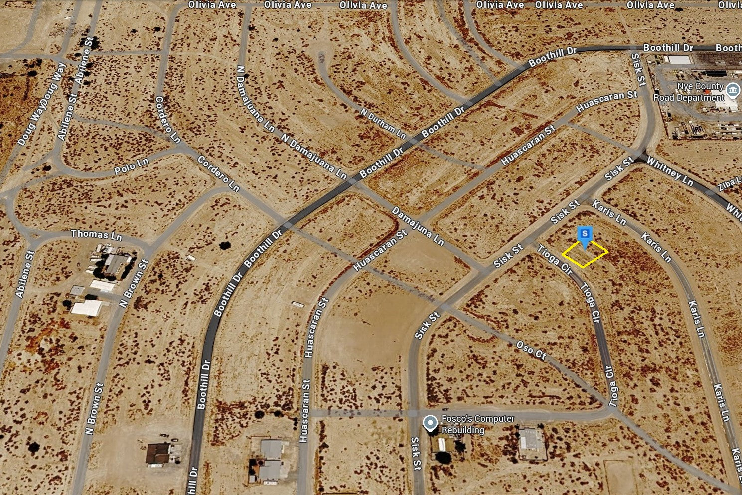 0.13 Acre Pahrump, Nye County, NV (Power)