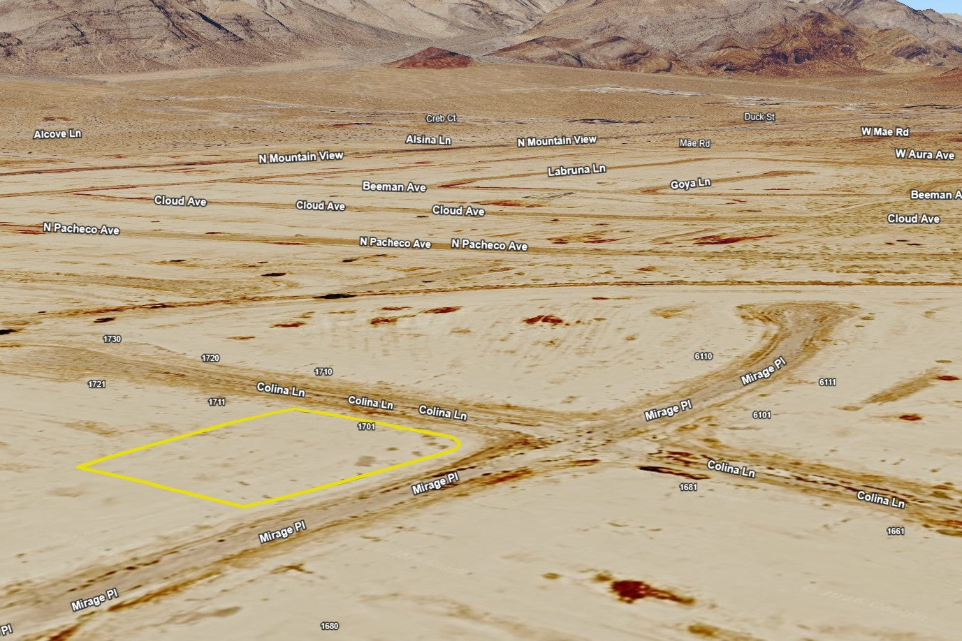 0.2880 Acre Pahrump, Nye County, NV
