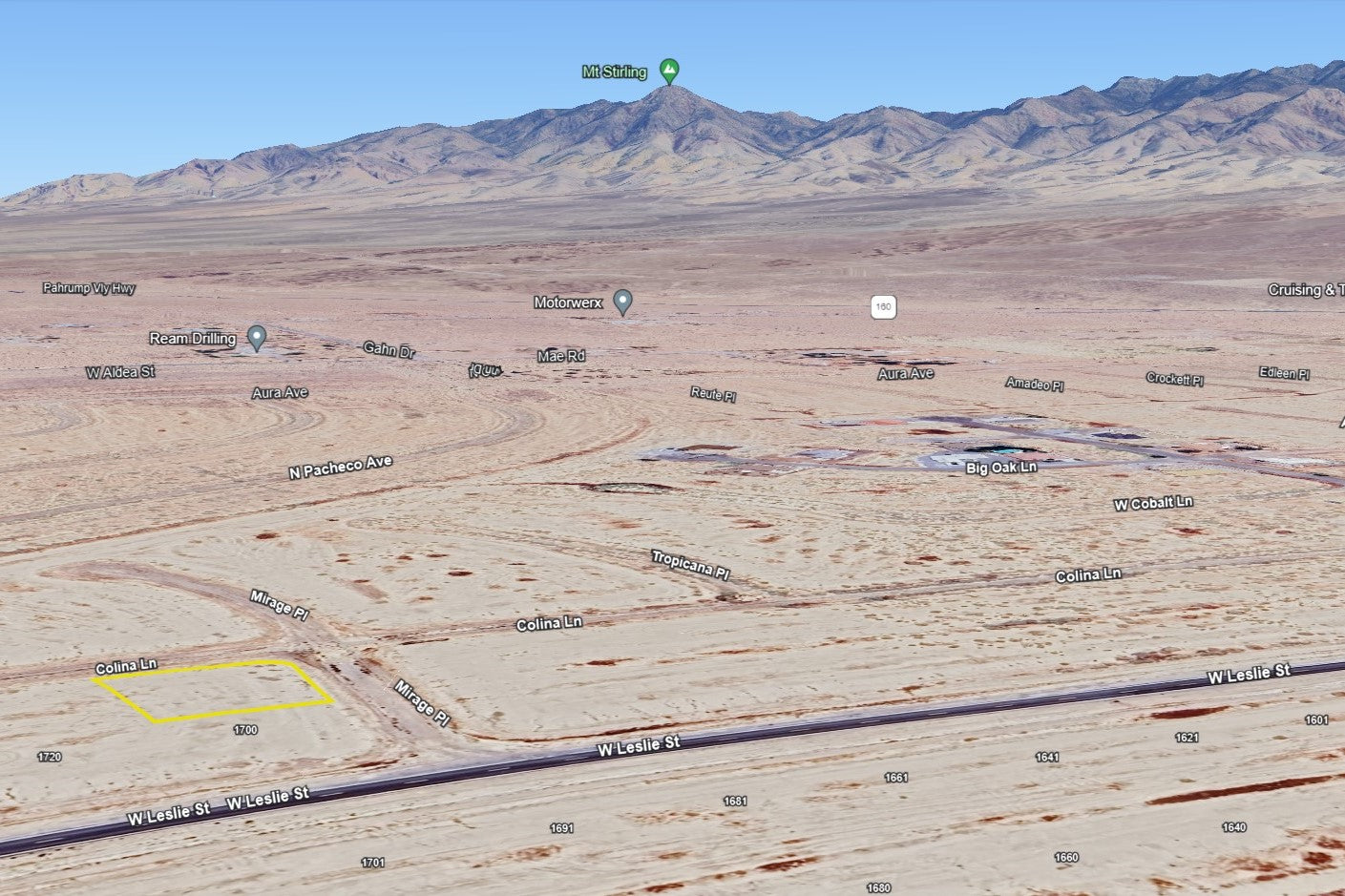0.2880 Acre Pahrump, Nye County, NV