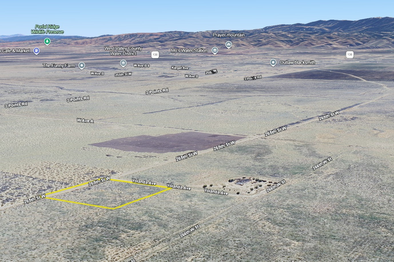 2.52 Acres Rosamond, Kern County, CA (Power)