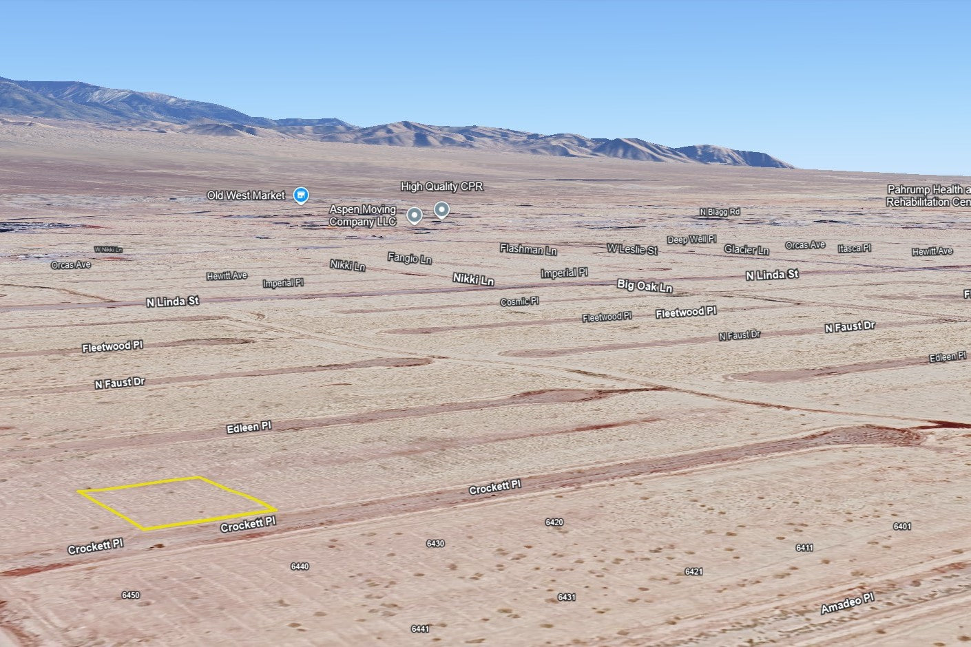 0.23 Acre Pahrump, Nye County, NV (Power)