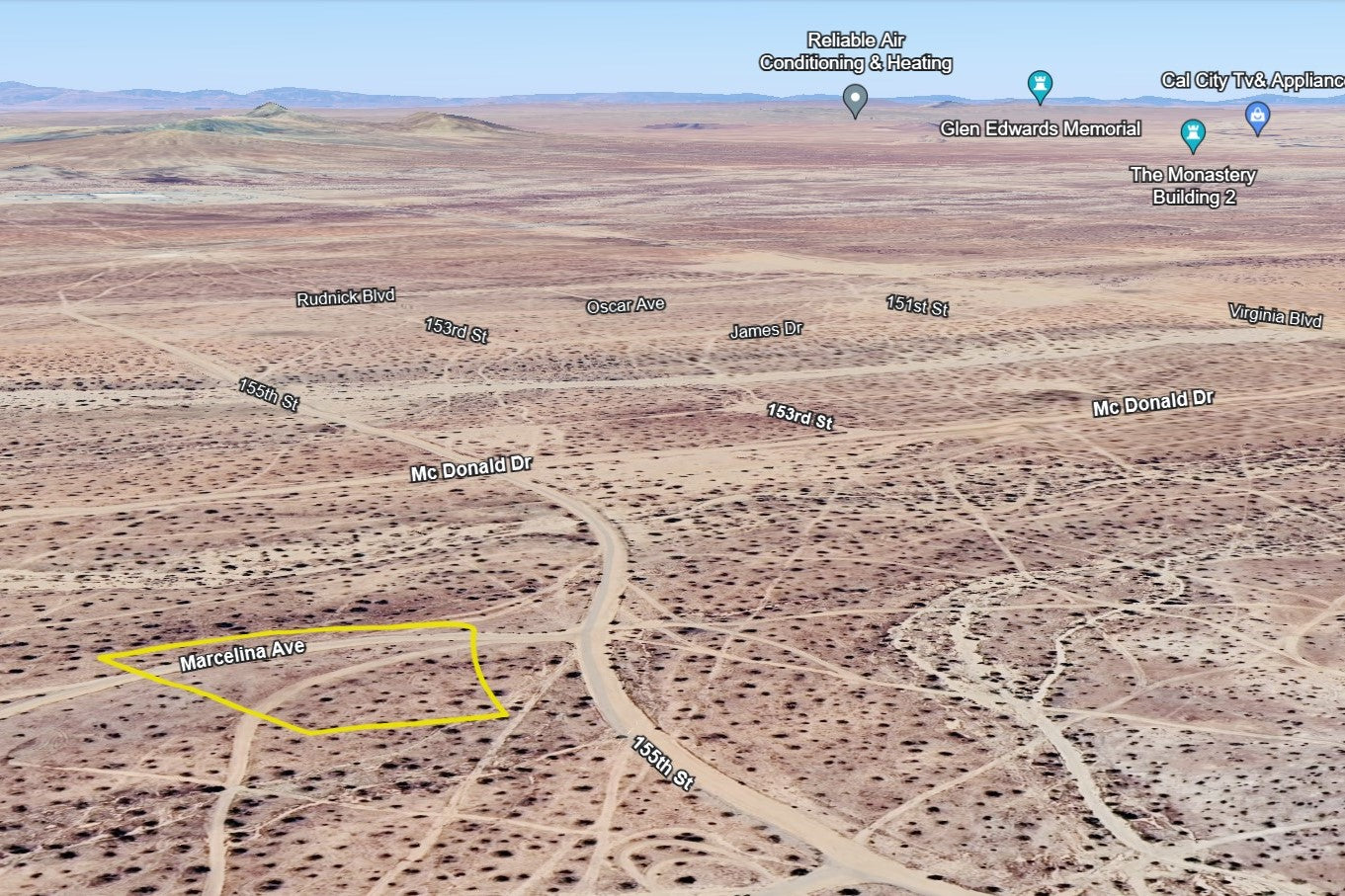 1.98 Acres California City, Kern County, CA