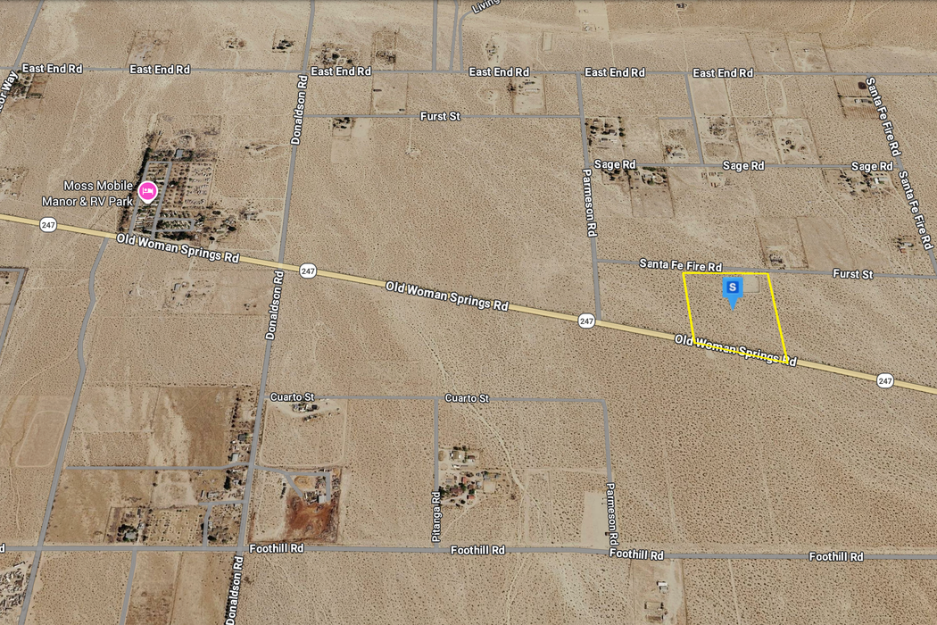 12.56 Acres Lucerne Valley, San Bernardino County, CA (Power & Paved Road)