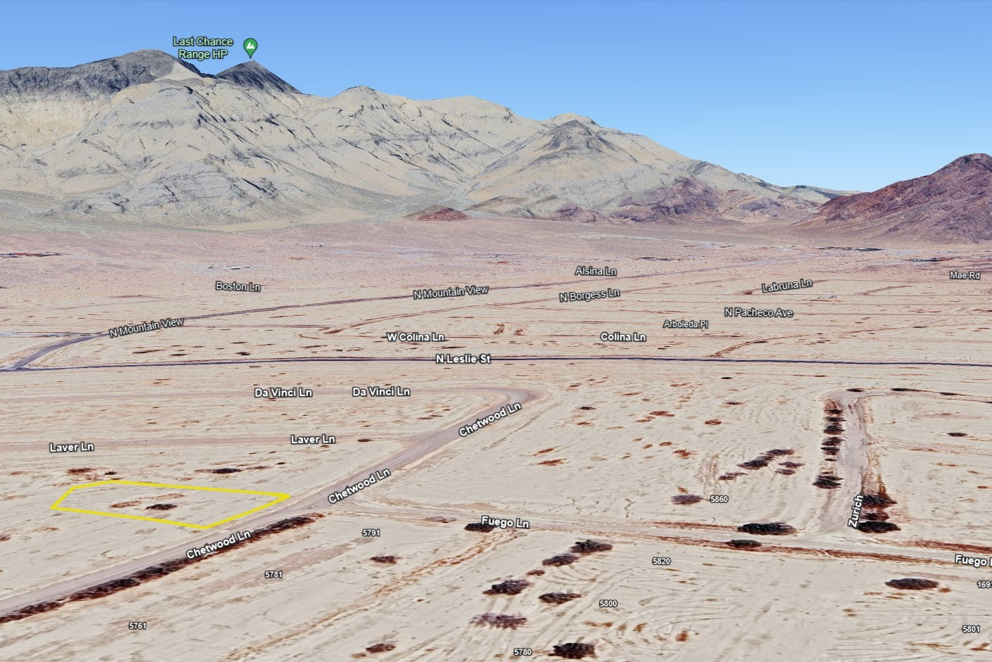 0.3160 Acre Pahrump, Nye County, NV