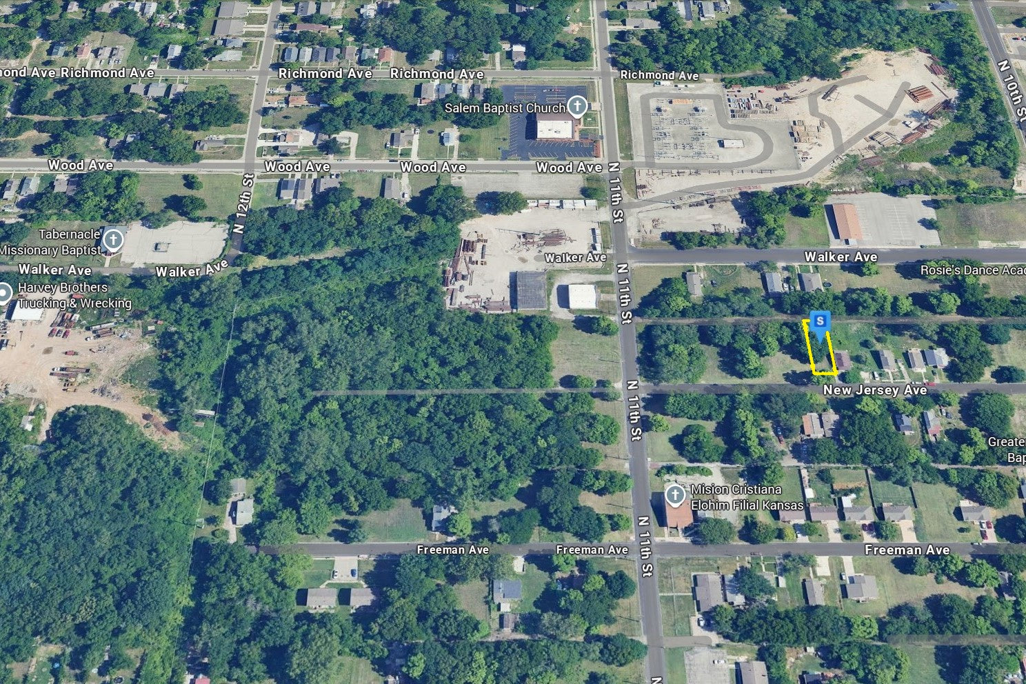 0.11 Acre Kansas City, Wyandotte County, KS (Power, Water, & Paved Road)