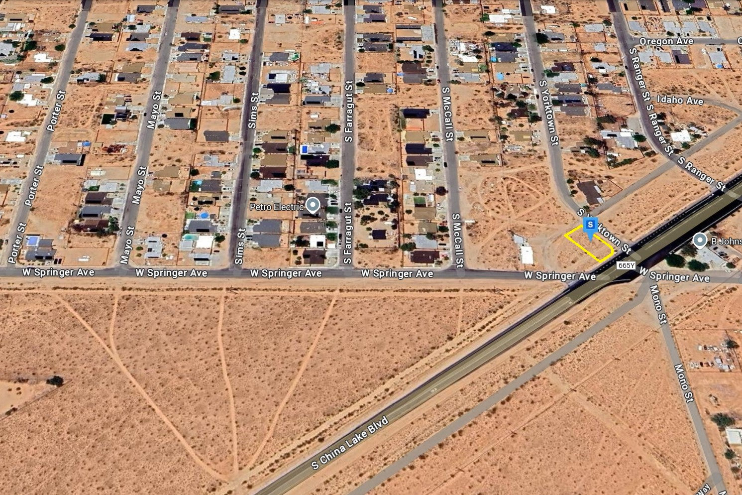 0.16 Acre Ridgecrest, Kern County, CA (Power, Water, & Paved Road)