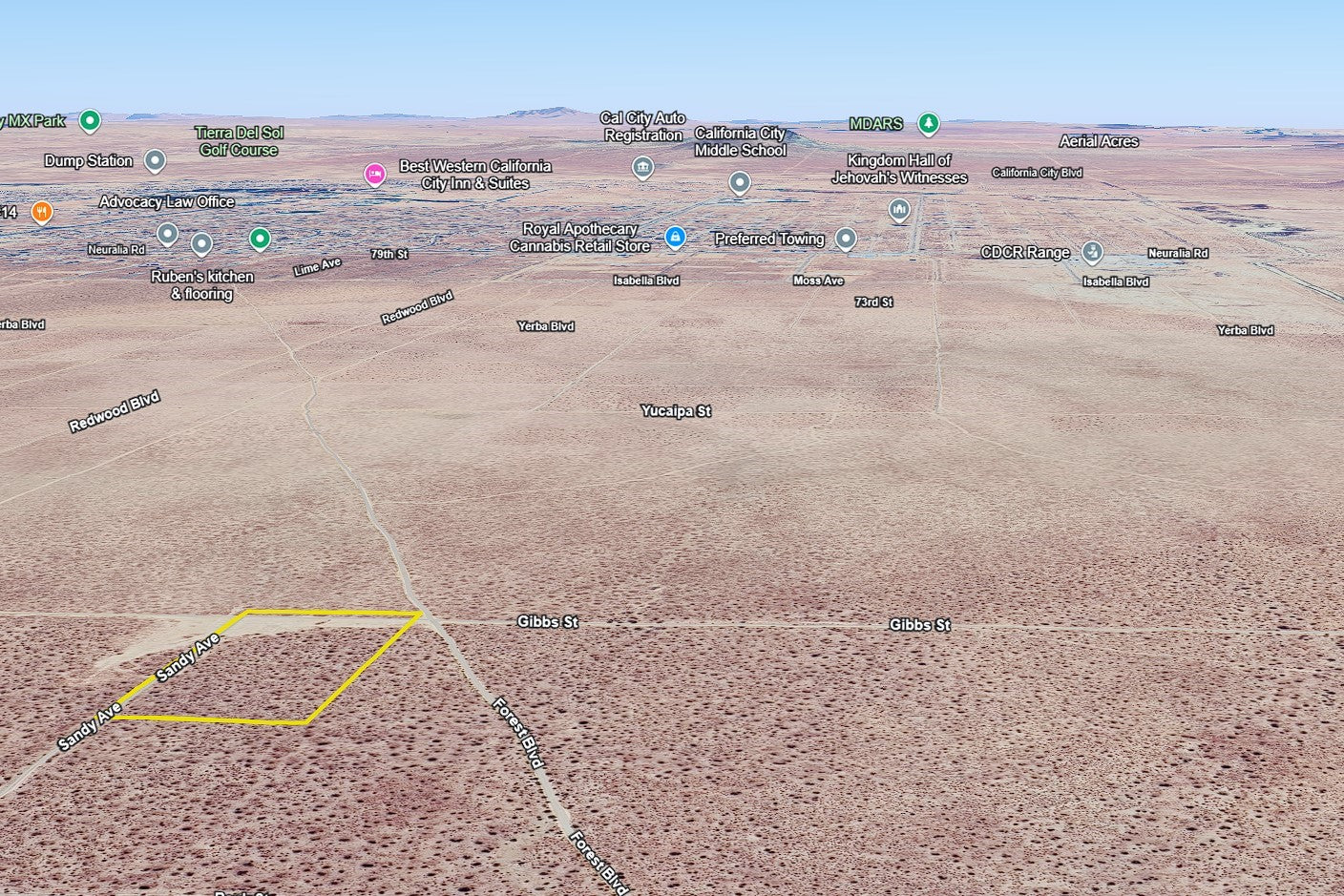 5 Acres California City, Kern County, CA