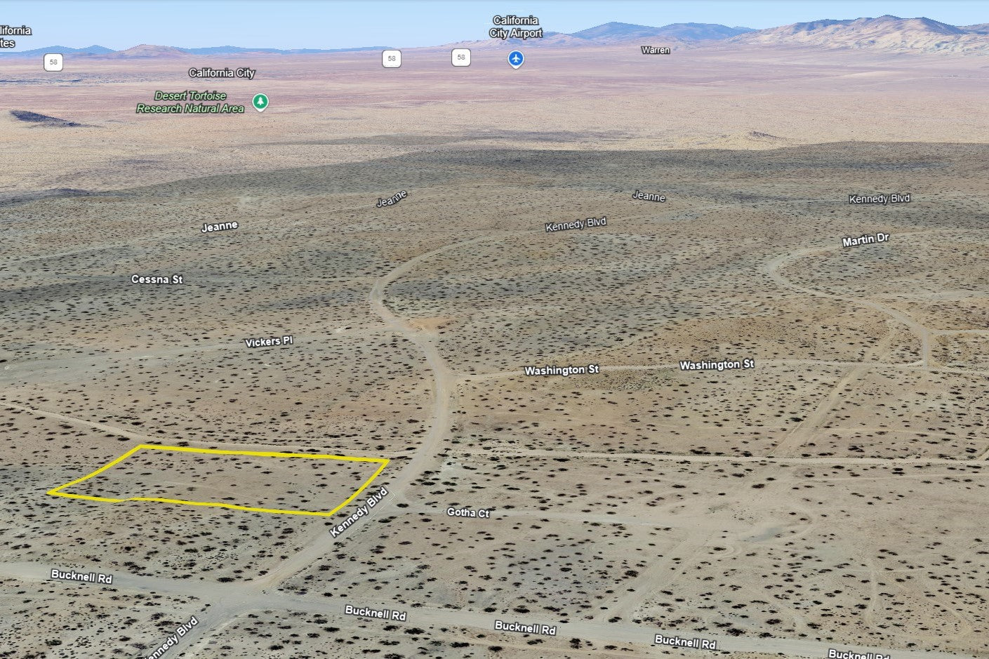 1.92 Acres California City, Kern County, CA