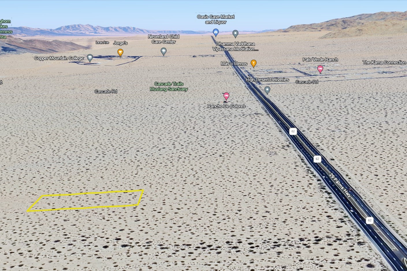 1.25 Acres Joshua Tree, San Bernardino County, CA