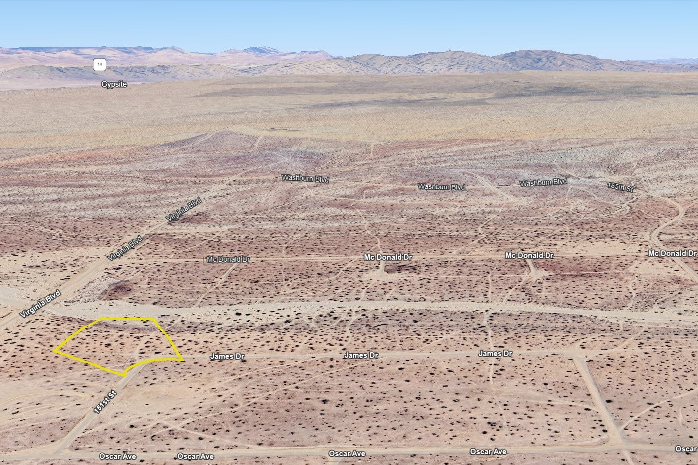 3.58 Acres California City, Kern County, CA
