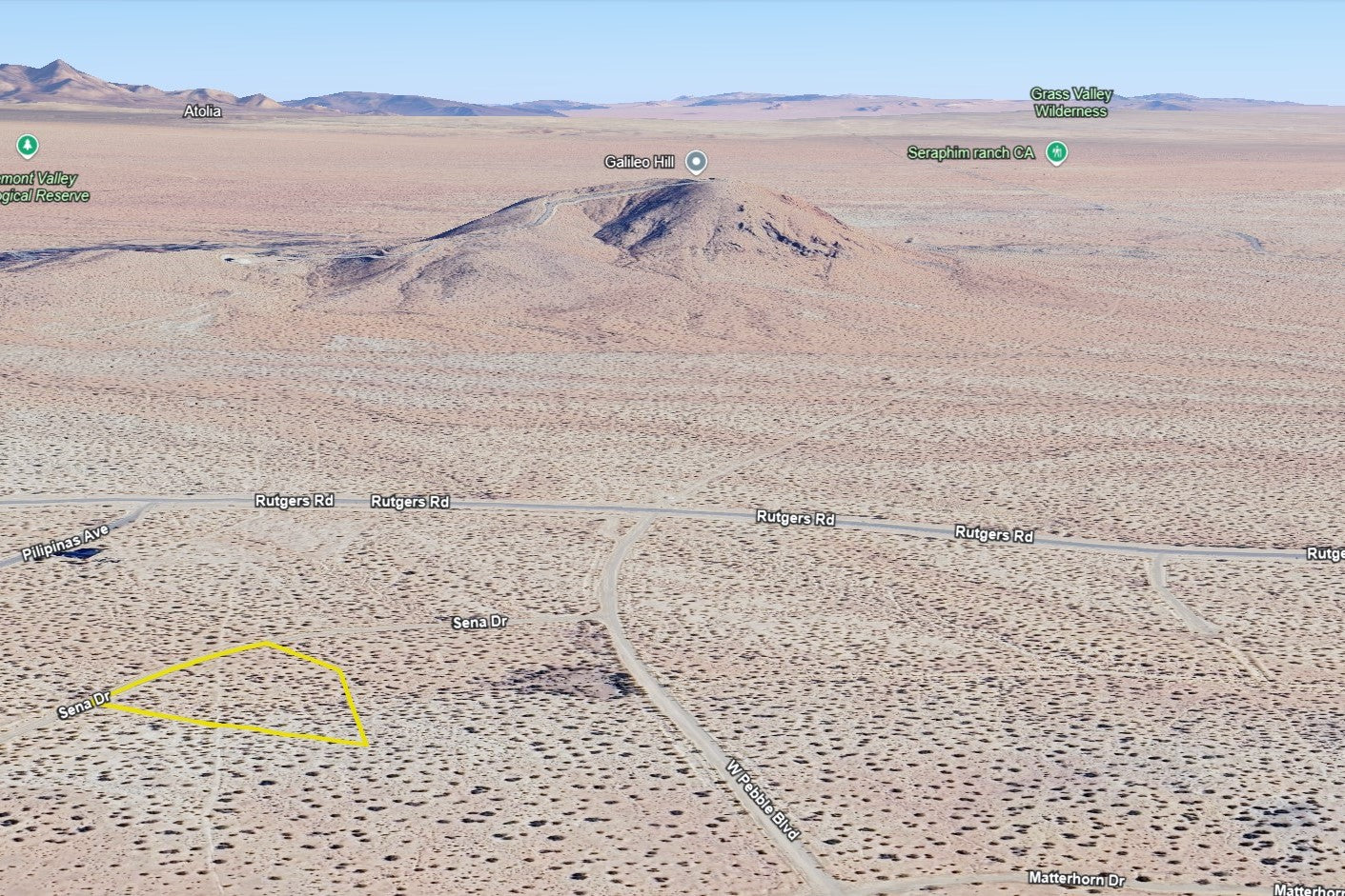 2.08 Acres California City, Kern County, CA