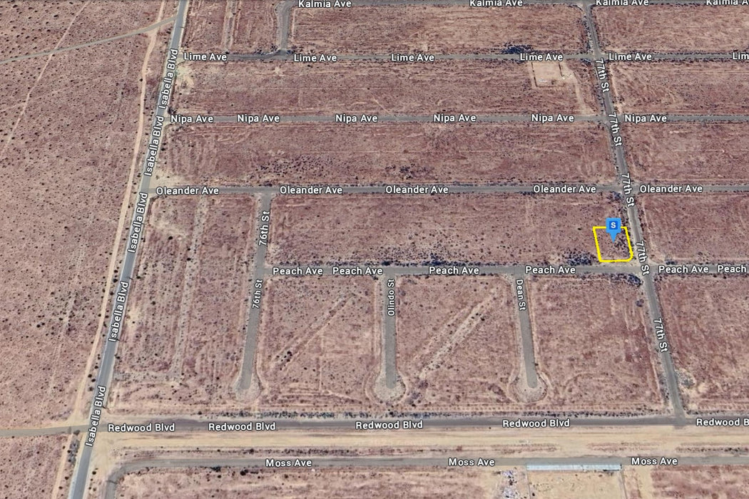 0.23 Acre California City, Kern County, CA