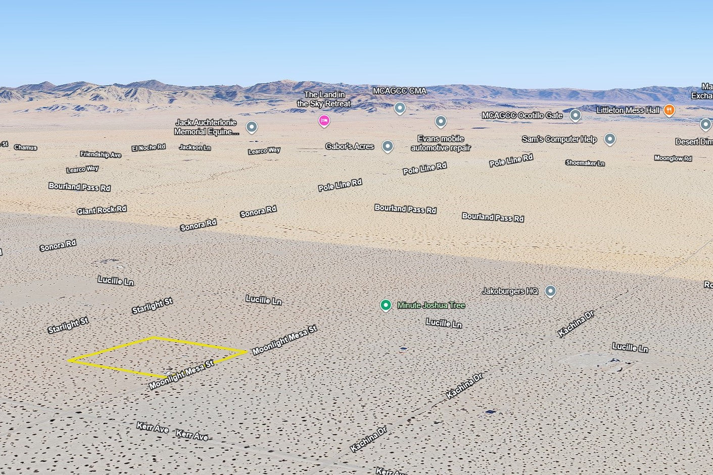 2.50 Acres Joshua Tree, San Bernardino County, CA