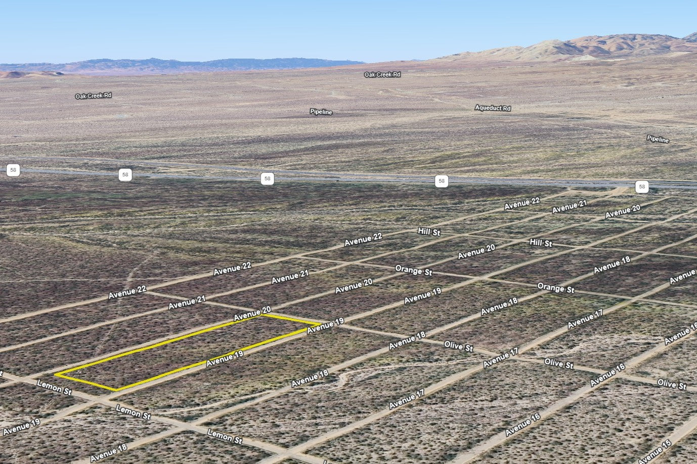 2.75 Acres Mojave, Kern County, CA