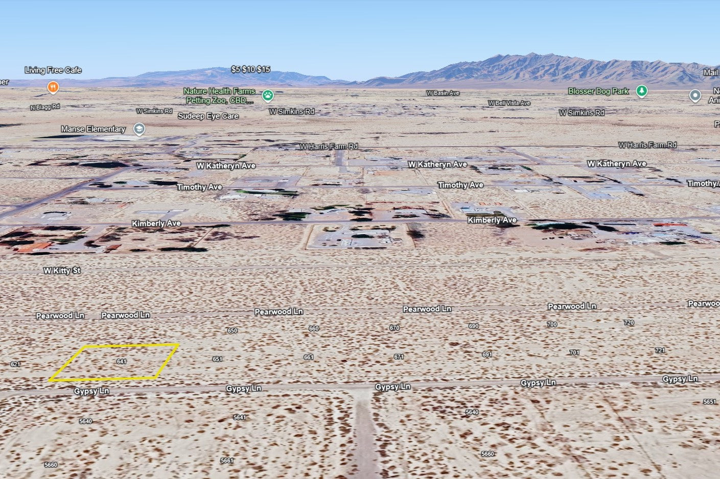 0.2140 Acre Pahrump, Nye County, NV