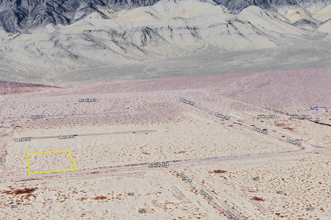 0.4590 Acre Pahrump, Nye County, NV