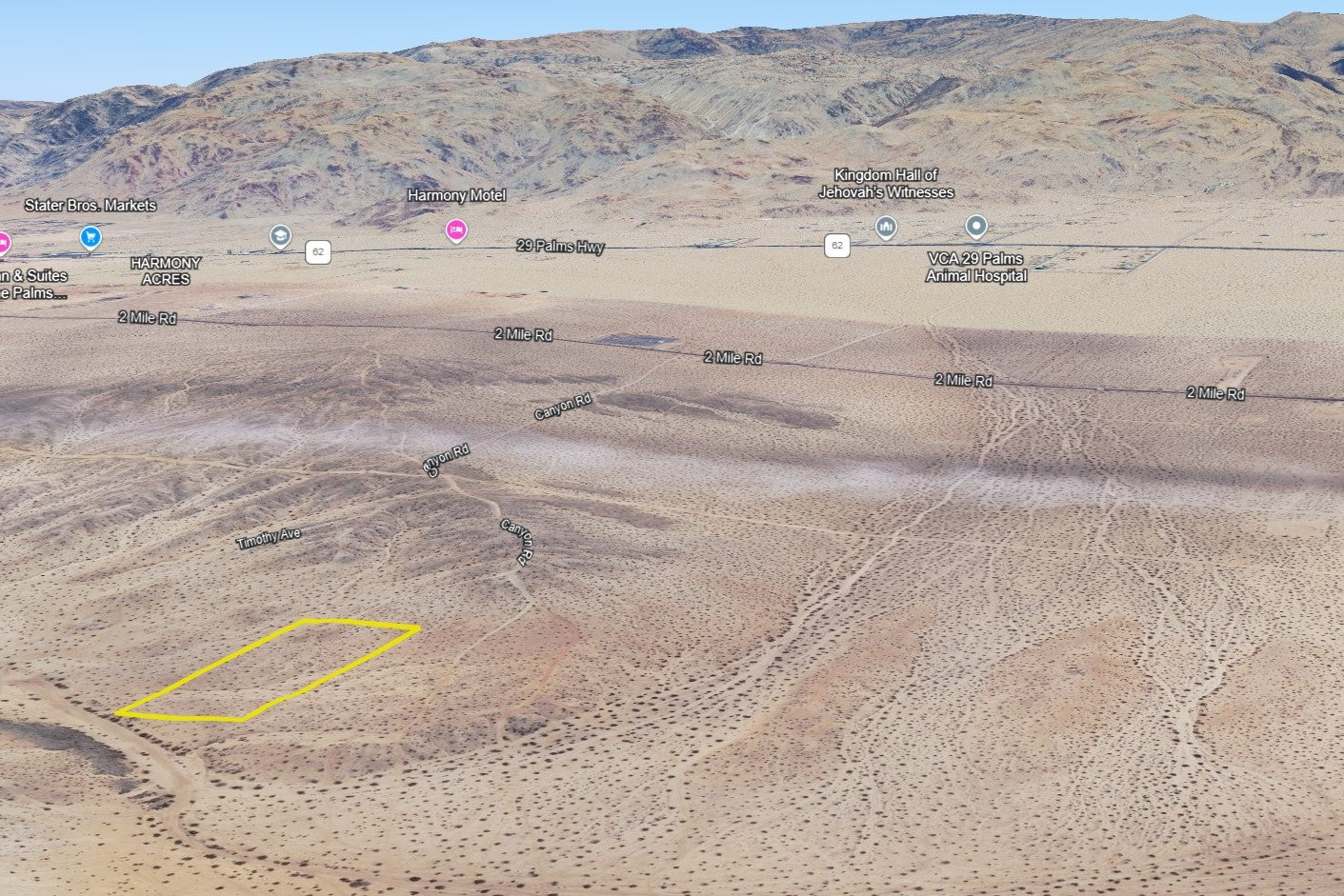 5 Acres Twentynine Palms, San Bernardino County, CA