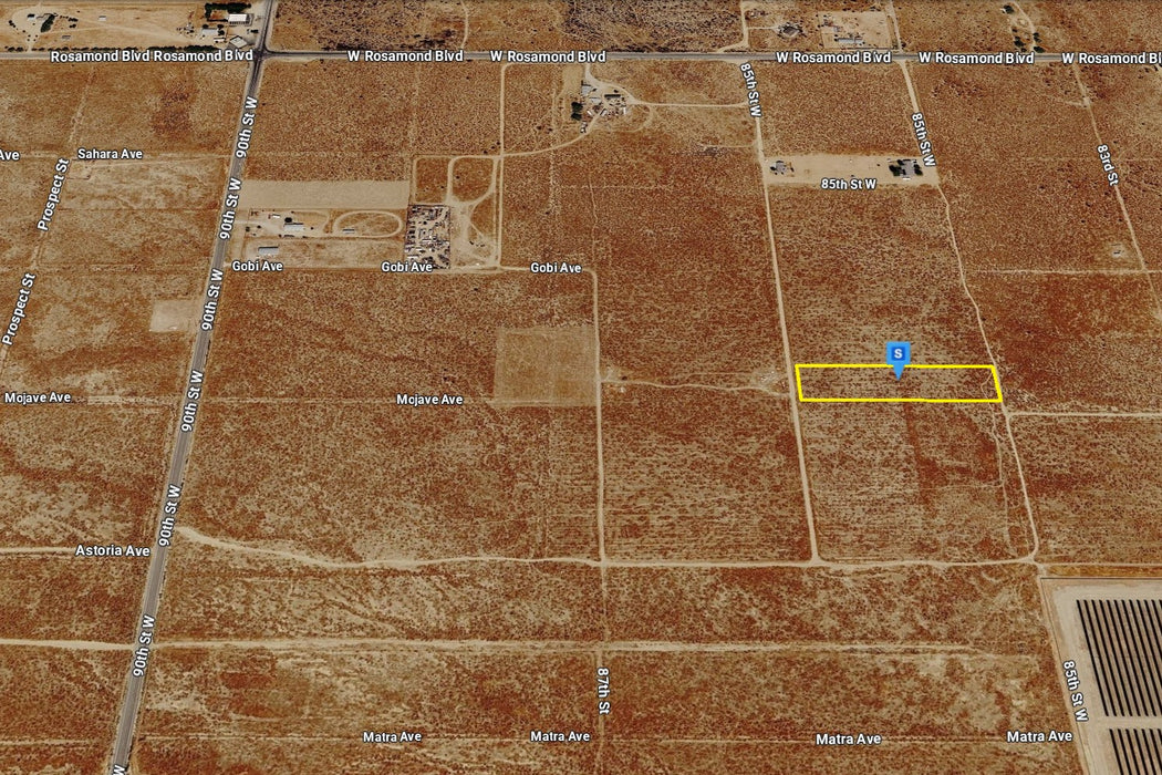 2.50 Acres Rosamond, Kern County, CA