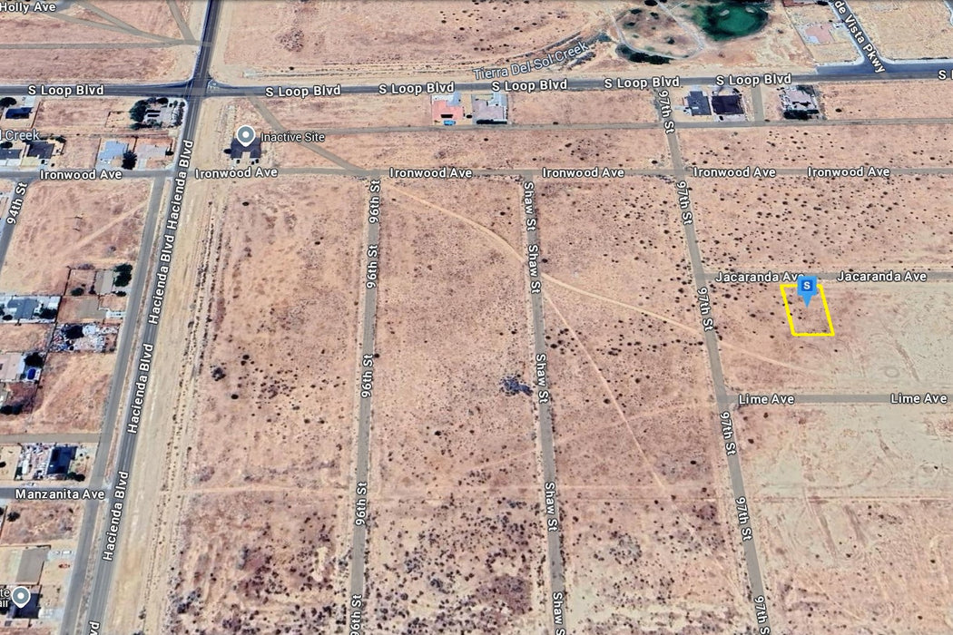 0.25 Acre California City, Kern County, CA (Water)