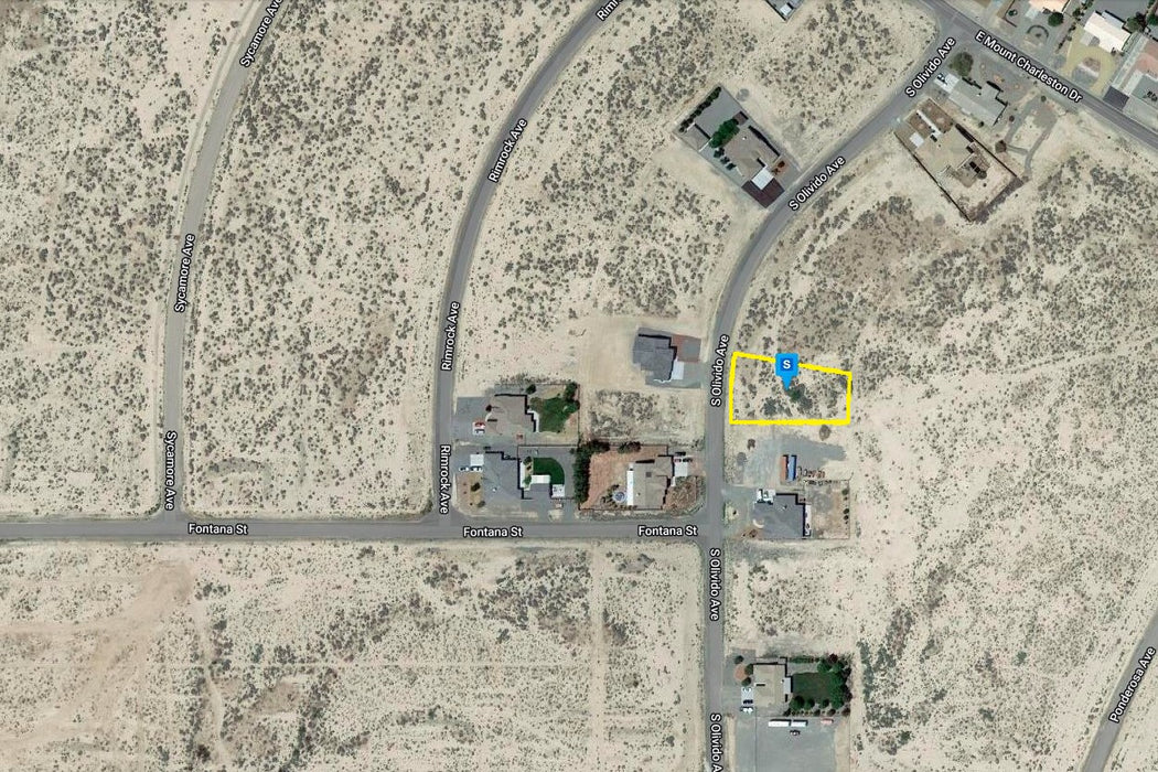 0.46 Acre Pahrump, Nye County, NV (Power & Paved Road)