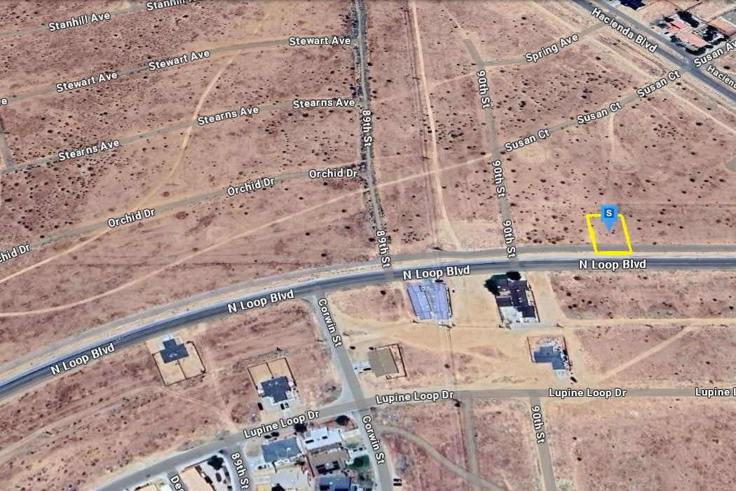 0.23 Acre California City, Kern County, CA (Commercial Lot, Power, Water, & Paved Road)