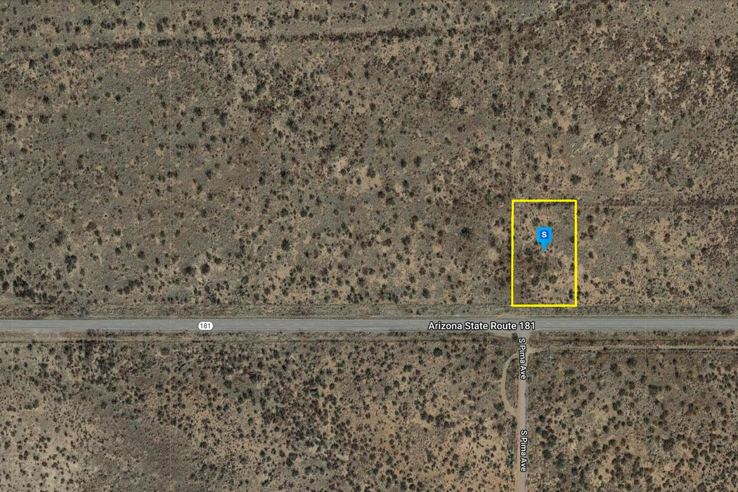 1.10 Acres Pearce, Cochise County, AZ (Commercial Lot, Power, & Paved Road)