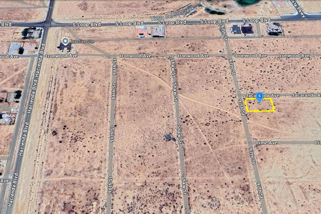 0.29 Acre California City, Kern County, CA (Water)