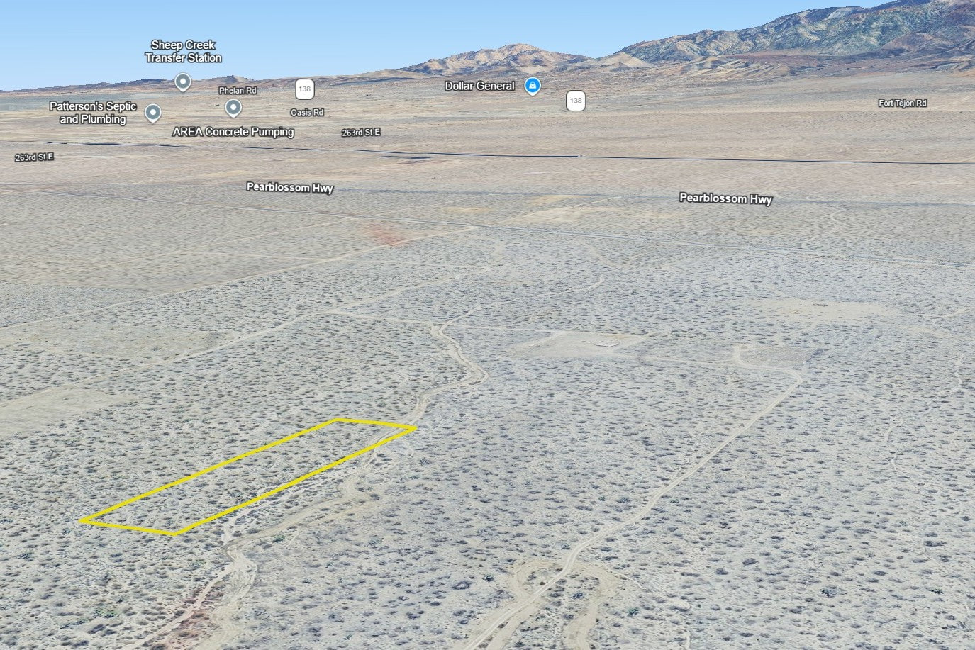 2.50 Acres Llano, Los Angeles County, CA