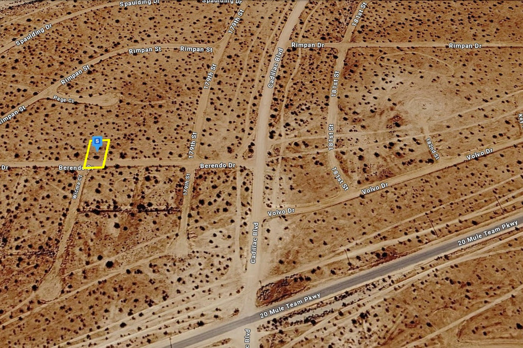 0.18 Acre California City, Kern County, CA