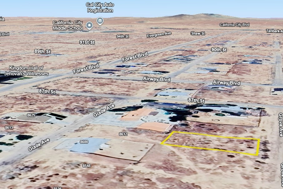 0.22 Acre California City, Kern County, CA (Power & Water)