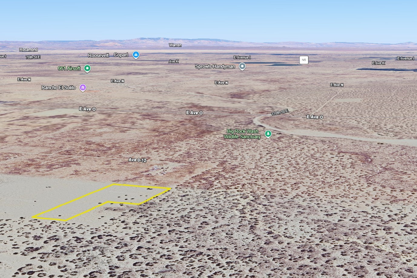 3.75 Acres Palmdale, Los Angeles County, CA (Commercial Lot)