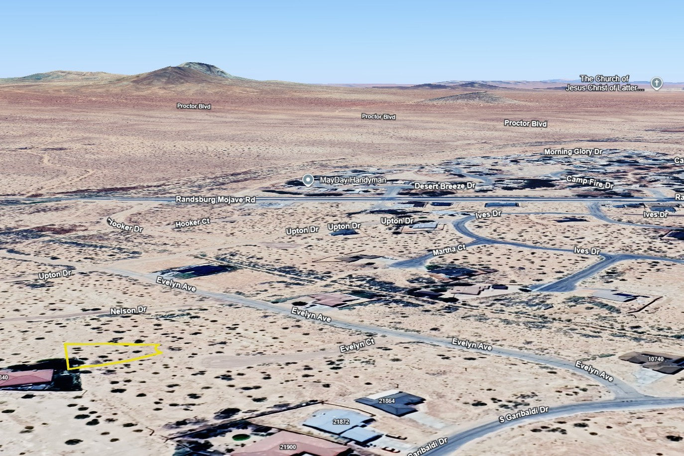 0.21 Acre California City, Kern County, CA (Power & Water)