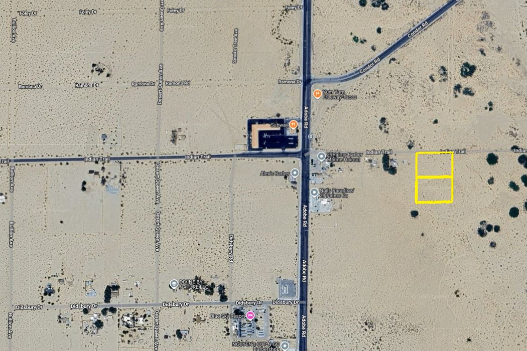 3.45 Acres Twentynine Palms, San Bernardino County, CA (Power)