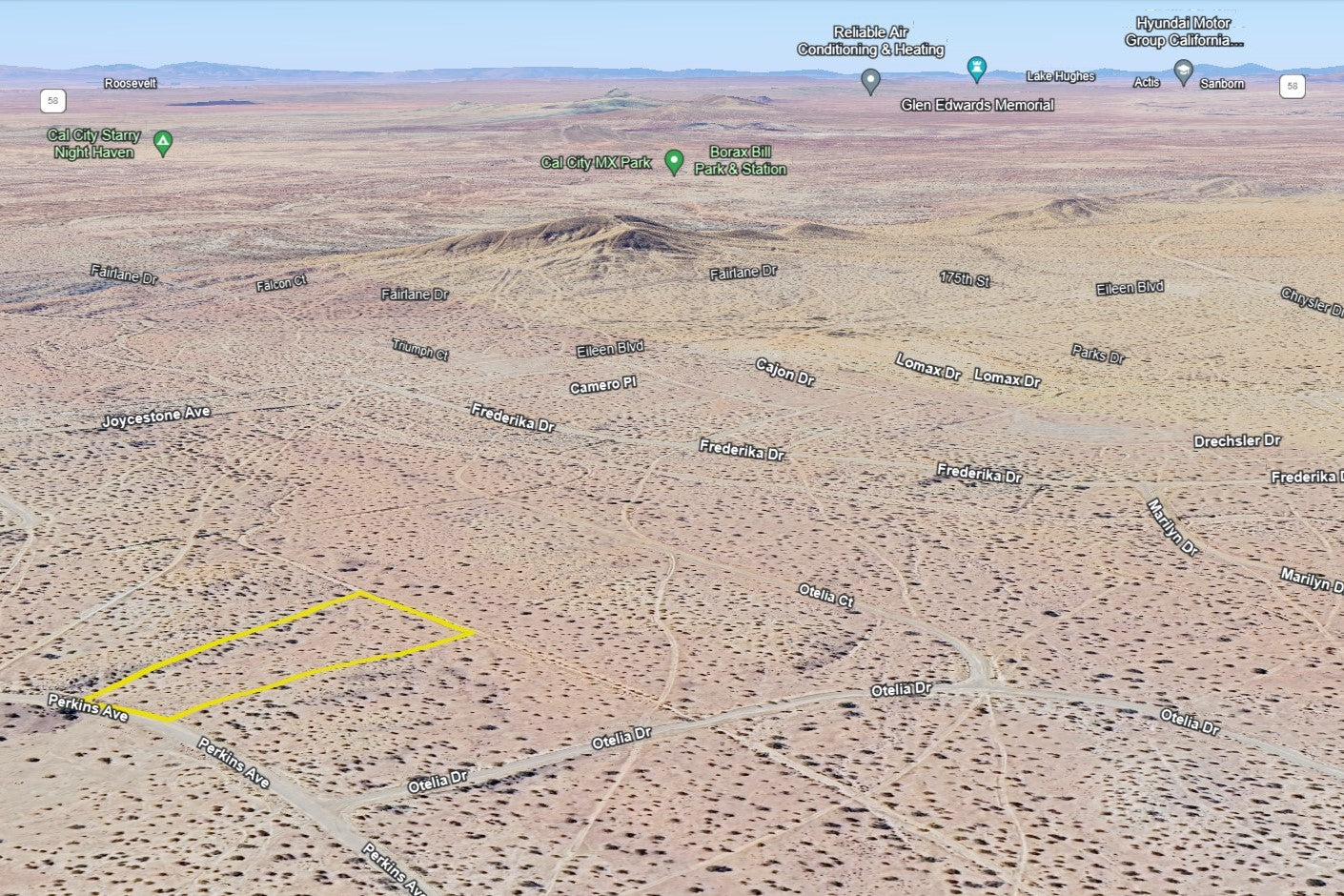 2.12 Acres California City, Kern County, CA