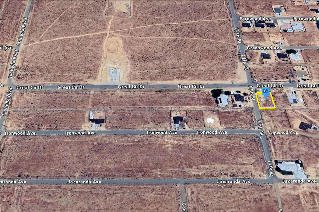 0.23 Acre California City, Kern County, CA (Power, Water, & Paved Road)