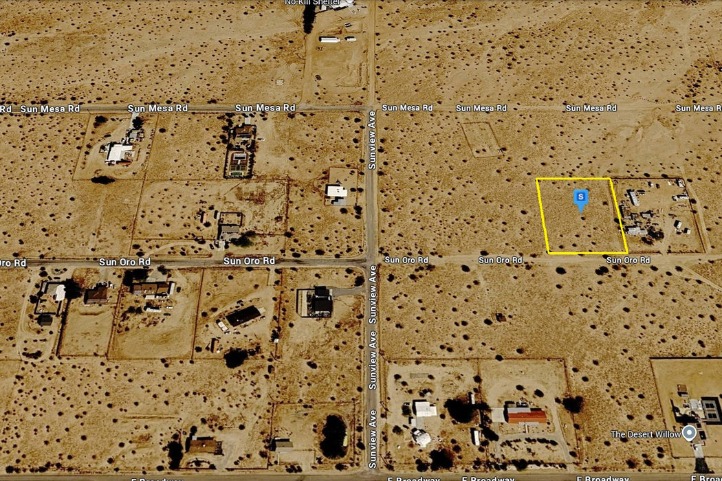 1.43 Acres Joshua Tree, San Bernardino County, CA (Water)