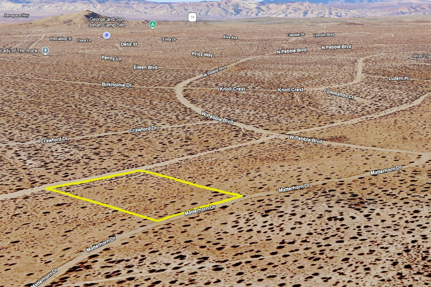 1.96 Acres California City, Kern County, CA