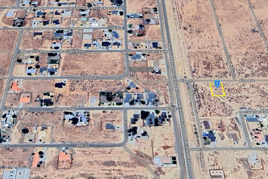 0.24 Acre California City, Kern County, CA (Power)