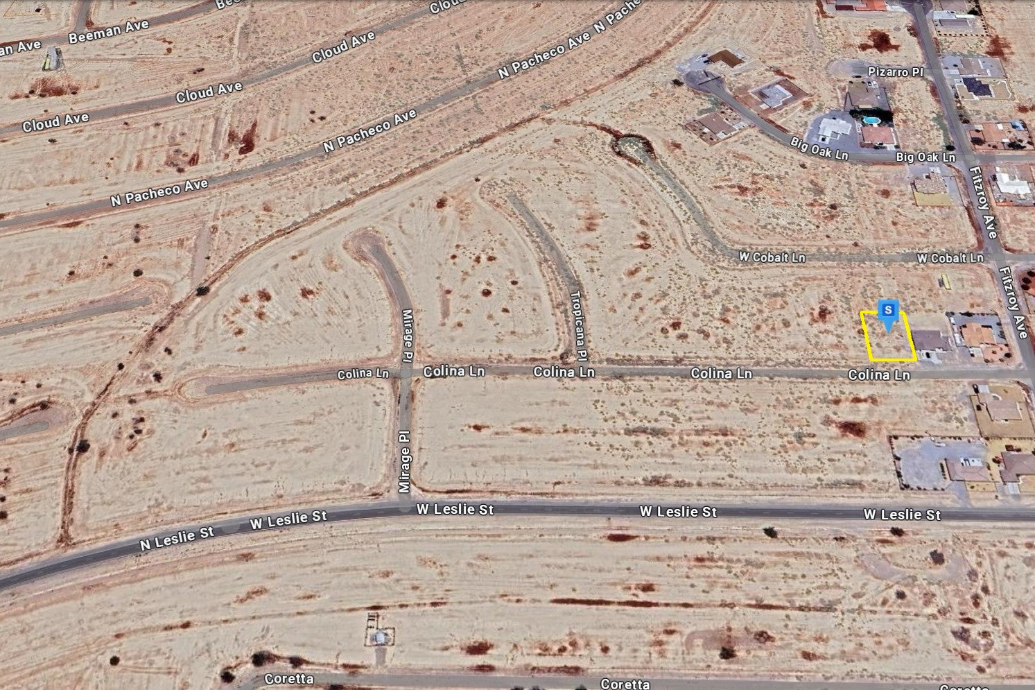 0.23 Acre Pahrump, Nye County, NV (Power)