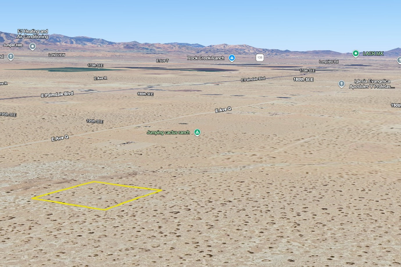 2.50 Acres Palmdale, Los Angeles County, CA