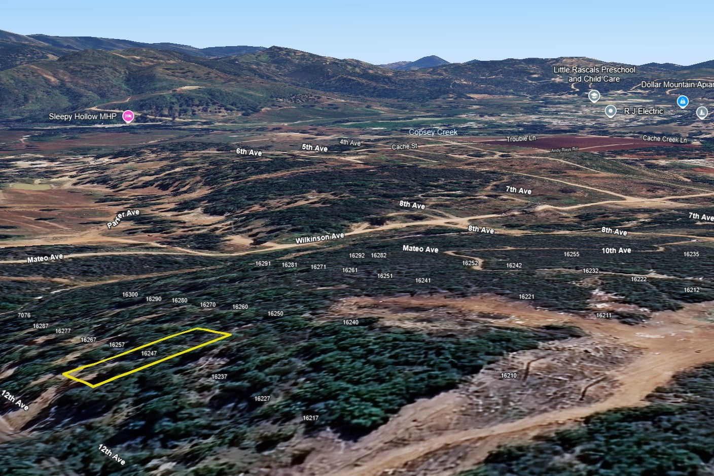 0.11 Acre Clearlake, Lake County, CA (Power & Water)