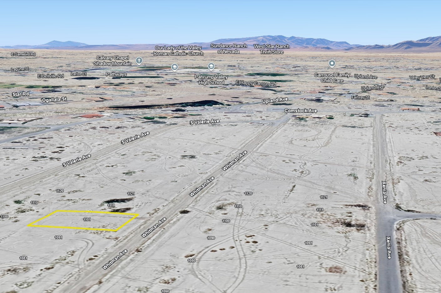 0.20 Acre Pahrump, Nye County, NV (Power)