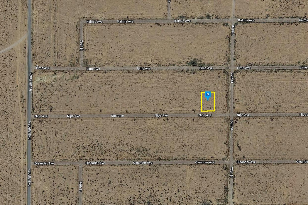 0.23 Acre California City, Kern County, CA