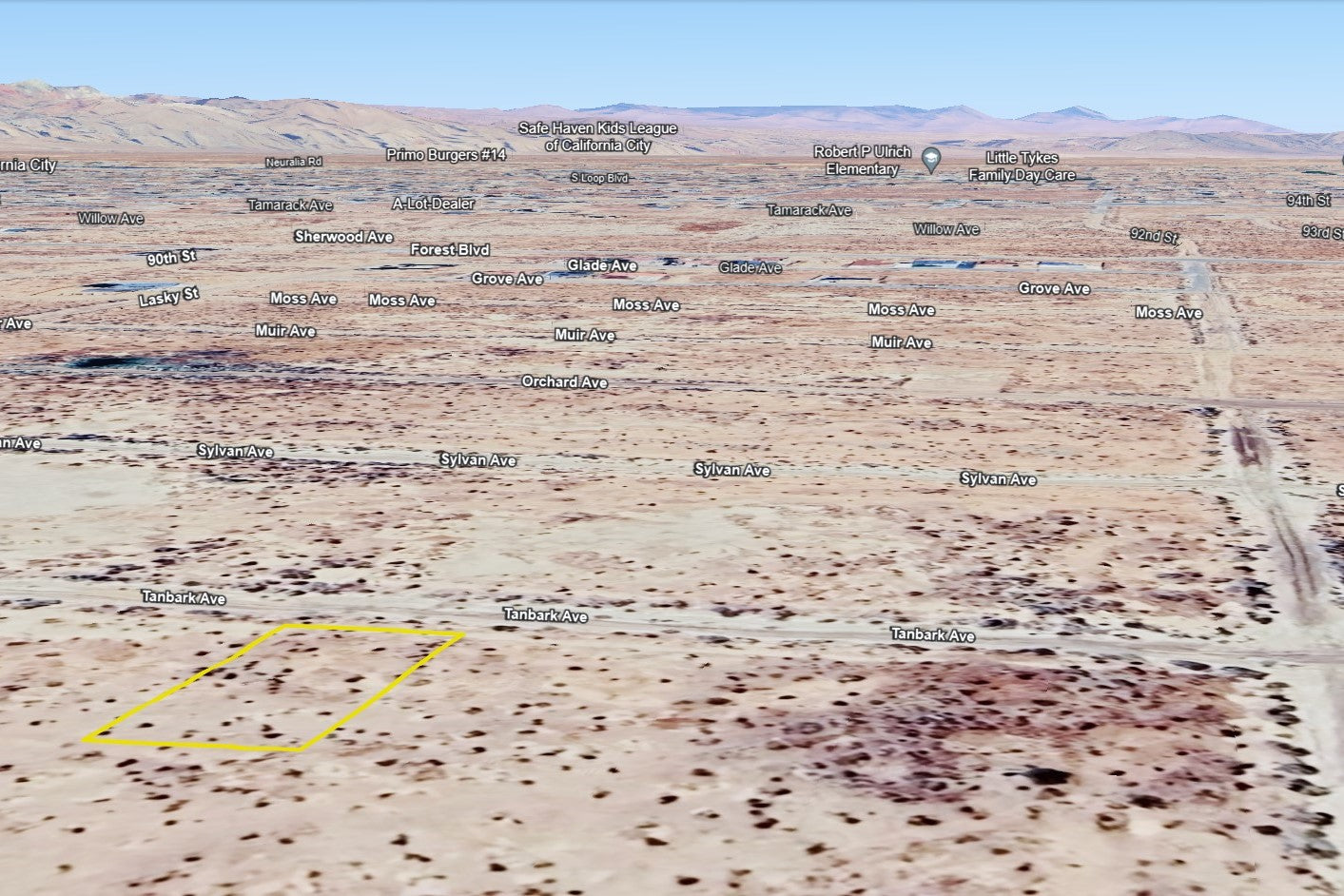 0.17 Acre California City, Kern County, CA