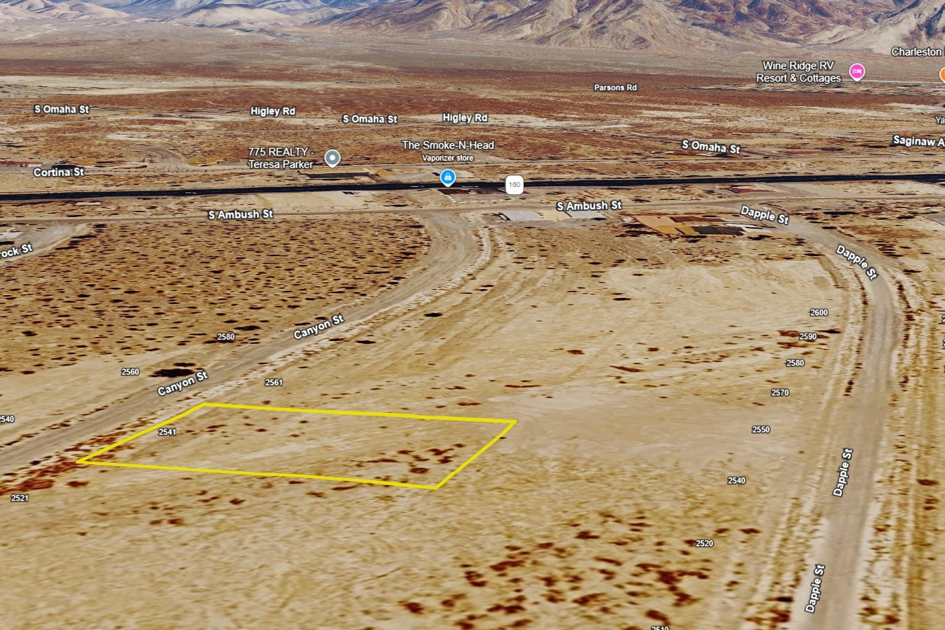 0.34 Acre Pahrump, Nye County, NV (Power)