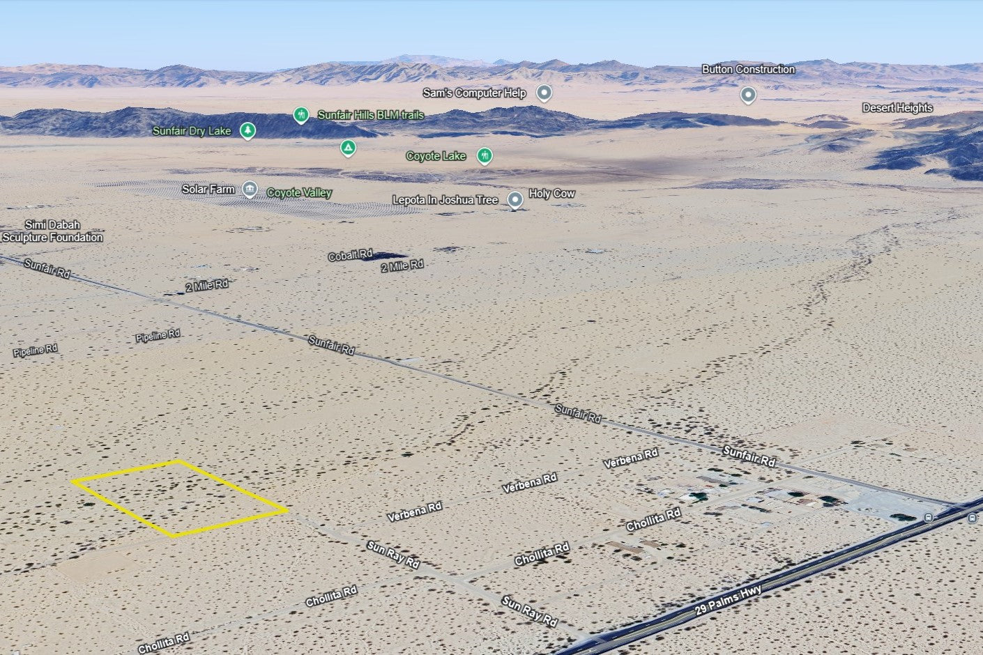 4.78 Acres Joshua Tree, San Bernardino County, CA